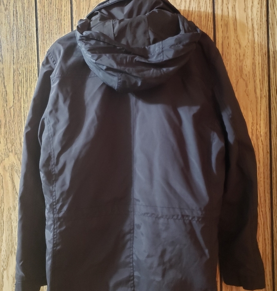 Michael Kors Black Faux Fur Collar Jacket Size M - Picture 2 of 7